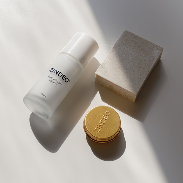 ZINDEO deodorant, salt, man, no alum